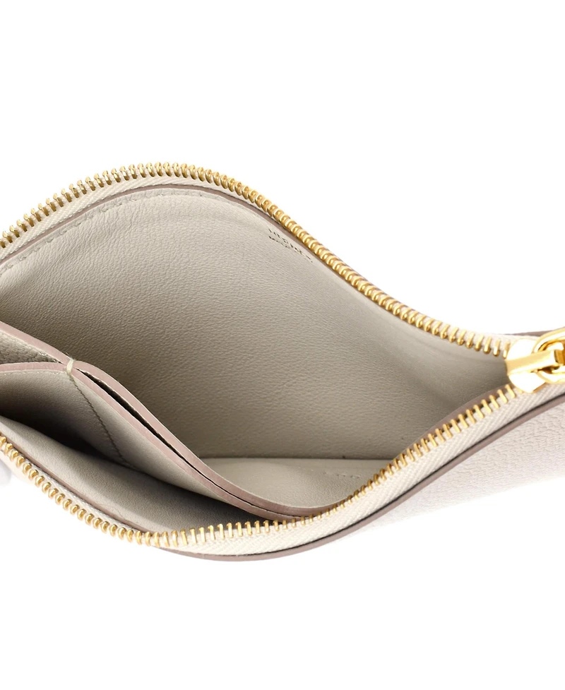 Pre-Owned Hermes Zipengo Chaine d'Ancre Zip Card Holder Leather