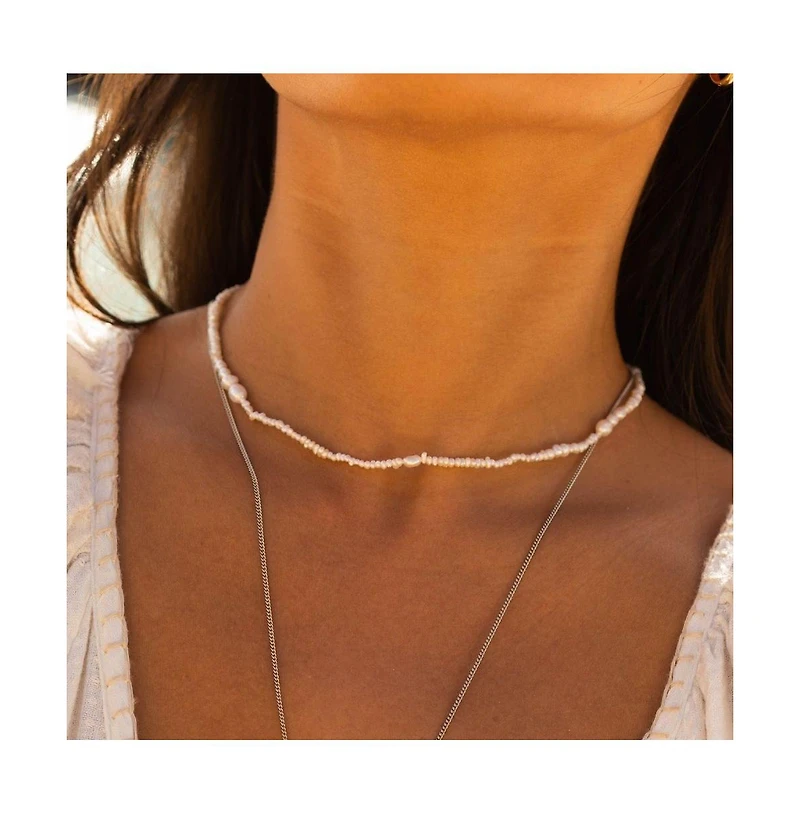 Mantra Journey Pearl Chain sterling silver