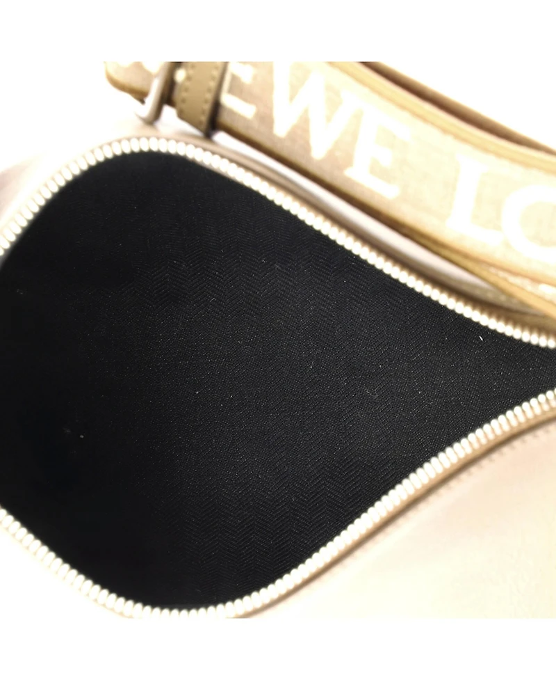 Pre-Owned Loewe Small Cubi Crossbody Bag Leather