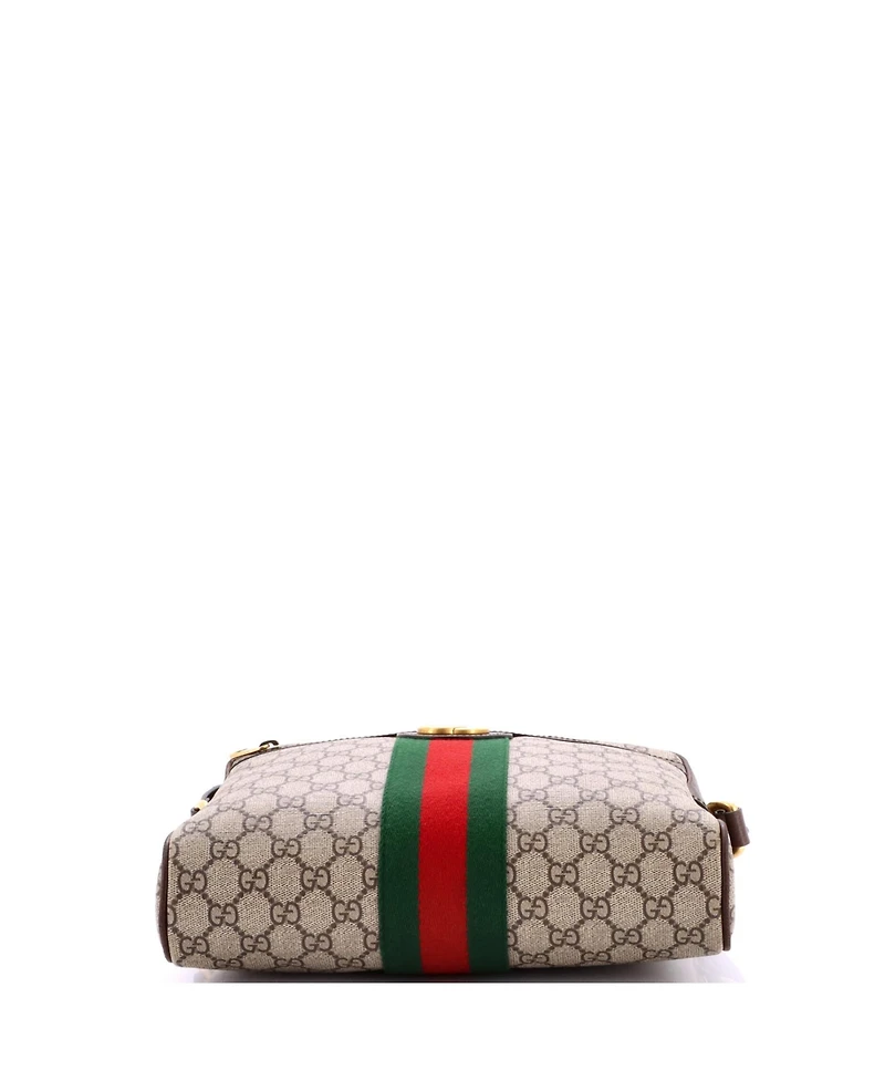 Pre-Owned Gucci Medium Ophidia Messenger Bag Gg Coated Canvas