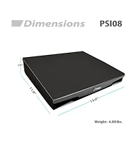 Pyle Speaker Isolation Pads - 13 x 11 x 2.6 inches - Acoustic Noise Isolation Platform