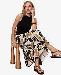 Sanctuary Women's Sleeveless Crewneck Midi Dress