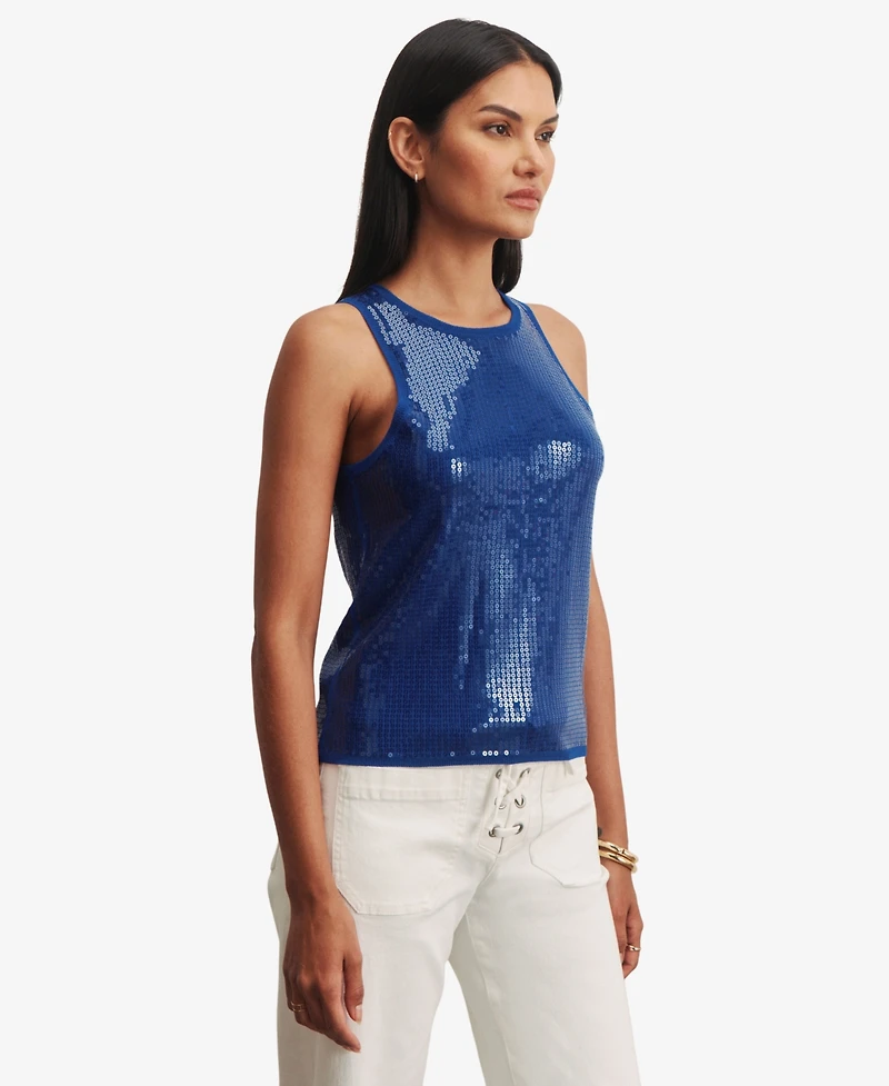 Sanctuary Women's Summer Shine Sequin Crewneck T-Shirt