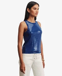 Sanctuary Women's Summer Shine Sequin Crewneck T-Shirt