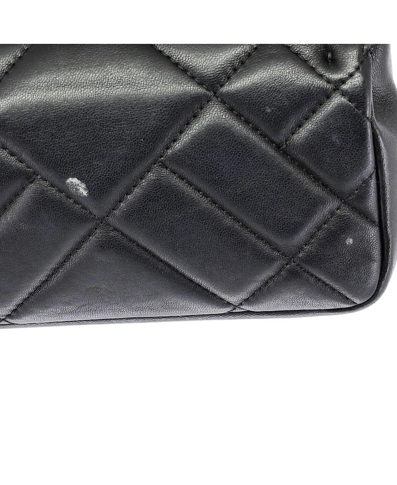Pre-Owned Versace Mini Medusa Icon Chain Flap Bag Quilted Leather