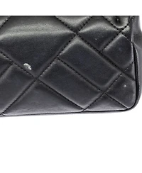 Pre-Owned Versace Mini Medusa Icon Chain Flap Bag Quilted Leather