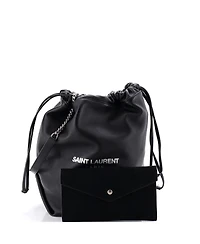 Pre-Owned Saint Laurent Large Teddy Bucket Bag Leather