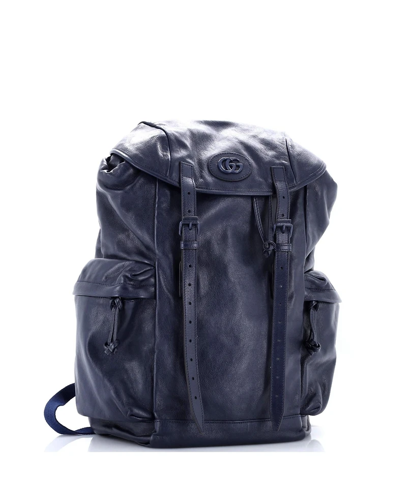 Pre-Owned Gucci Large Re(Belle) Monochrome Multipocket Backpack Leather