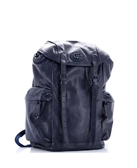 Pre-Owned Gucci Large Re(Belle) Monochrome Multipocket Backpack Leather