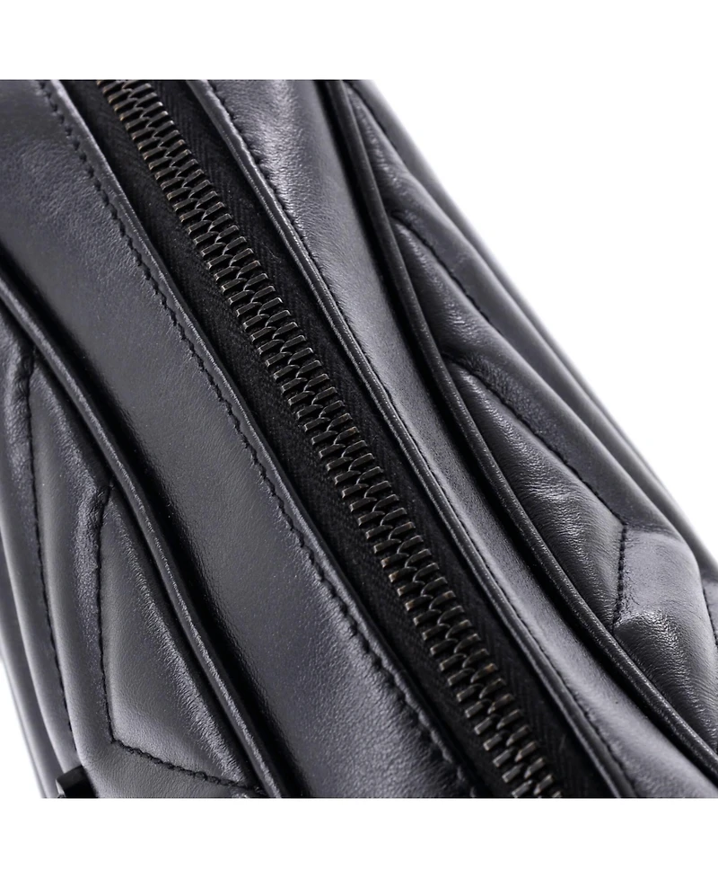 Pre-Owned Saint Laurent Small Lou Camera Bag Matelasse Chevron Leather