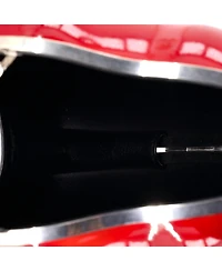 Pre-Owned Saint Laurent Small Love Heart Chain Box Clutch Patent