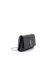 Pre-Owned Saint Laurent Medium Classic Monogram Crossbody Bag Grainy Leather