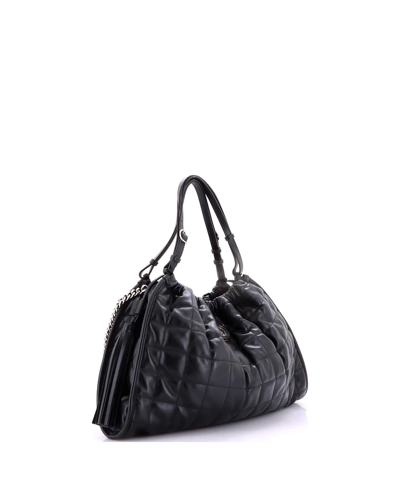 Pre-Owned Gucci Medium Deco Tote Matelasse Leather