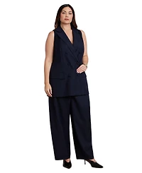 Eloquii Women's Long Tailored Vest