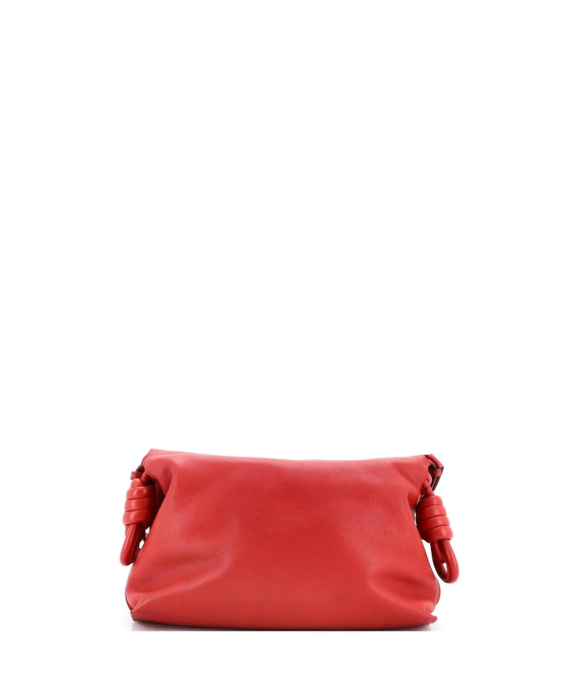 Pre-Owned Loewe Large Flamenco Knot Messenger Bag Leather