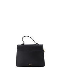 Pre-Owned Versace La Medusa Top Handle Tote Bag Leather