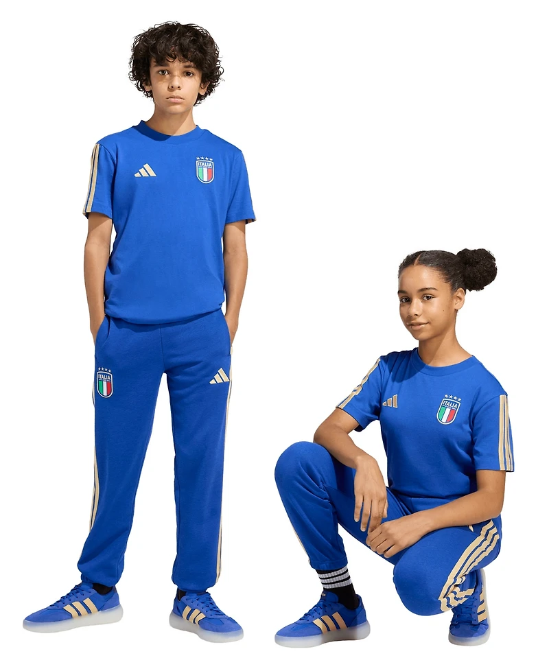 adidas Big Boys' and Girls' Italy Dna Elastic Pants