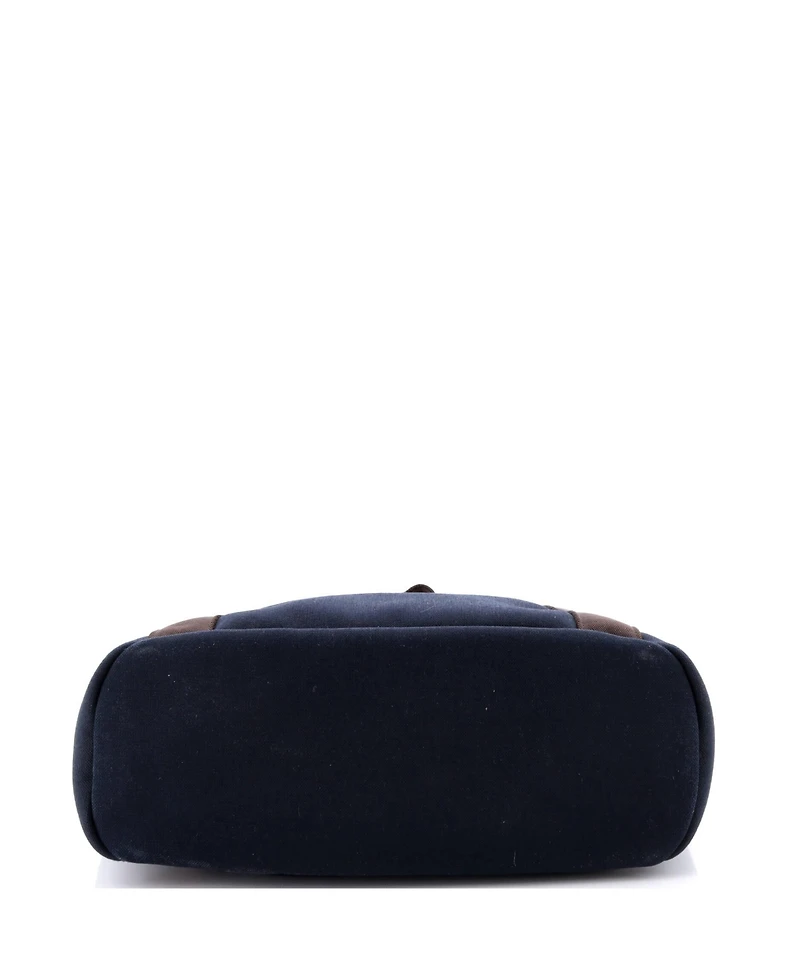 Pre-Owned HERMES Sac De Pansage Groom Handbag Canvas