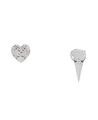 Pre-Owned Gucci Gg Icon Asymmetric Stud Earrings