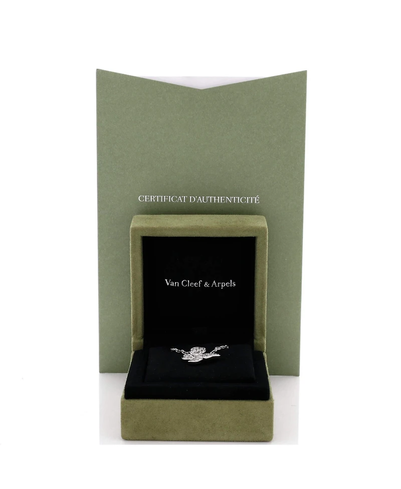 Pre-Owned Van Cleef and Arpels Two Butterfly Pendant Necklace