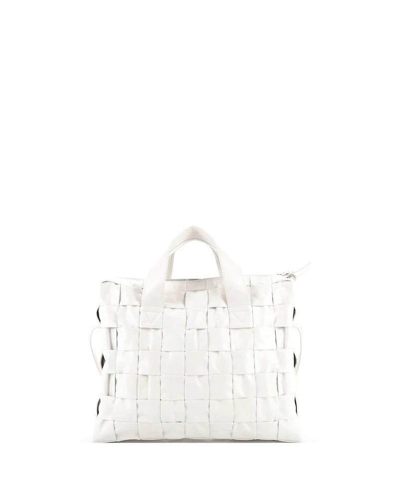 Pre-Owned Bottega Veneta Large Stretch Cassette Briefcase Maxi Intrecciato Leather