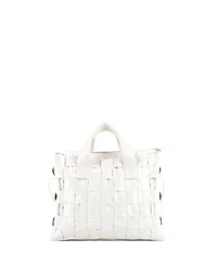 Pre-Owned Bottega Veneta Large Stretch Cassette Briefcase Maxi Intrecciato Leather