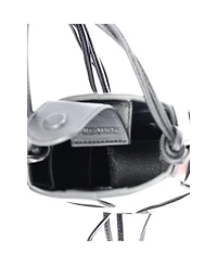 Pre-Owned Bottega Veneta Cassette Phone Holder Crossbody Bag Maxi Intrecciato Leather