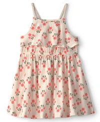 Carter's Girls' 2T-5T Floral Ruffle Dress