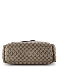 Pre-Owned Gucci Diaper Bag Gg Coated Canvas