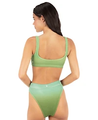 Hurley Women's Scrunch Cheeky High-Rise Swim Bottoms