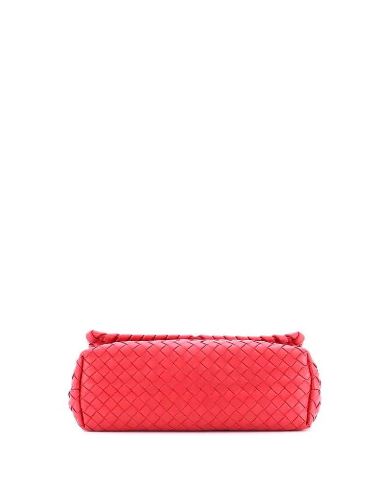 Pre-Owned Bottega Veneta Small Olimpia Crossbody Bag Intrecciato Nappa