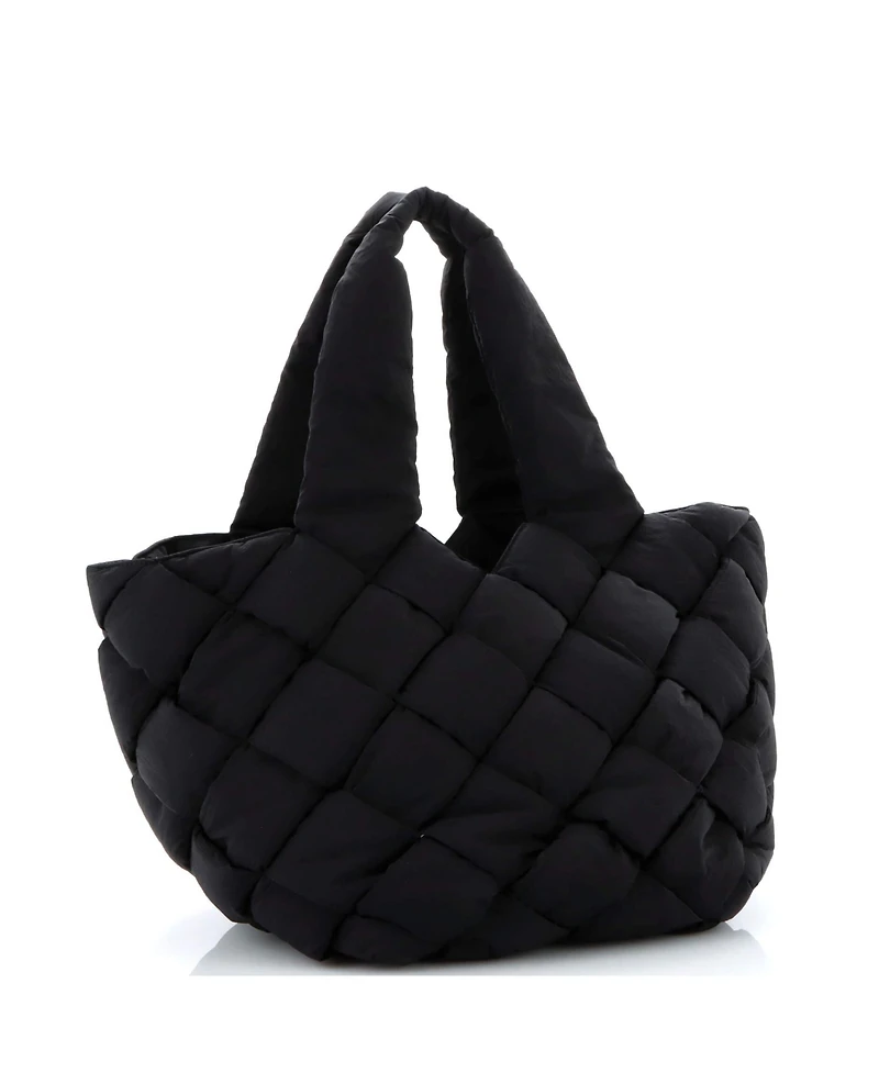 Pre-Owned Bottega Veneta Cassette Paper Tote Intrecciato Nylon