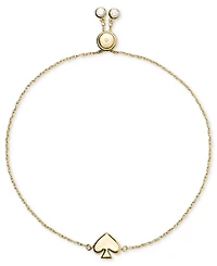 kate spade new york Cubic Zirconia Everyday Spade Slider Bracelet