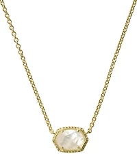 Kendra Scott Daphne Amazonite 14k Gold-Tone Over Brass Short Pendant Necklace