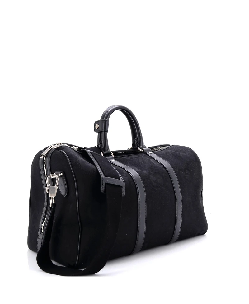 Pre-Owned Gucci Small Convertible Duffle Bag Jumbo Gg Canvas