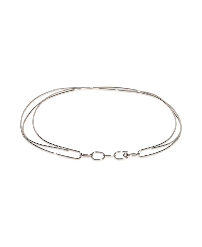 Pre-Owned Tiffany & Co White Gold Elsa Peretti Wave Collar Necklace