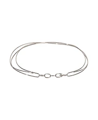 Pre-Owned Tiffany & Co White Gold Elsa Peretti Wave Collar Necklace