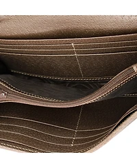 Pre-Owned Gucci Ophidia Chain Wallet Gg Coated Canvas