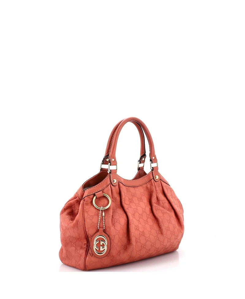 Pre-Owned Gucci Medium Sukey Tote Guccissima Leather