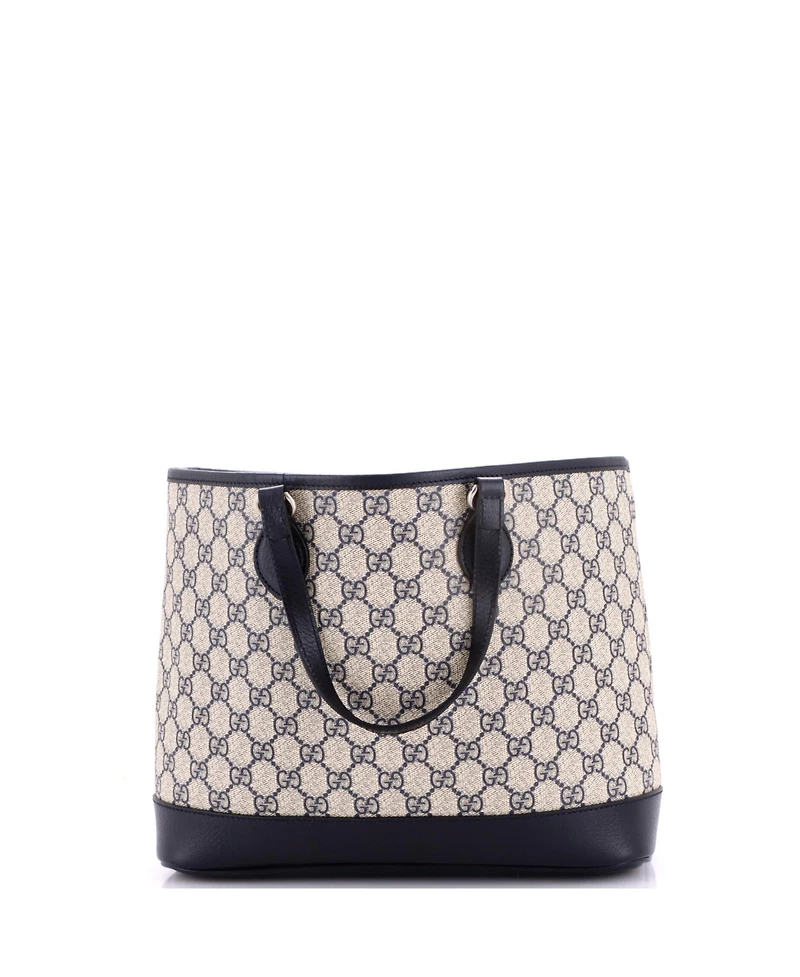 Pre-Owned Gucci Small Ophidia Top Handle Shopping Tote Gg Coated Canvas and Leather