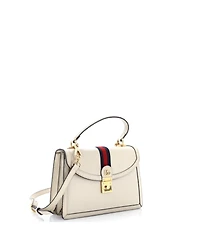 Pre-Owned Gucci Small Ophidia Flap Top Handle Bag Leather