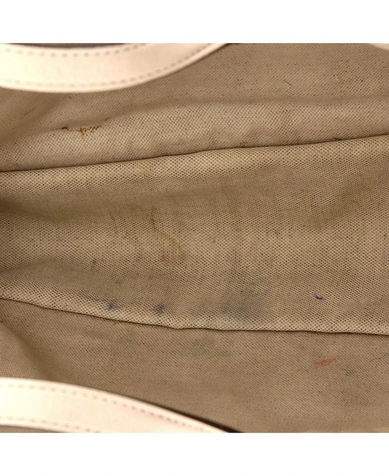 Pre-Owned Gucci Large Horsebit 1955 Chain Tote Gg Canvas with Leather