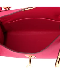 Pre-Owned HERMES Kelly 20 Handbag Pink Epsom with Gold Hardware