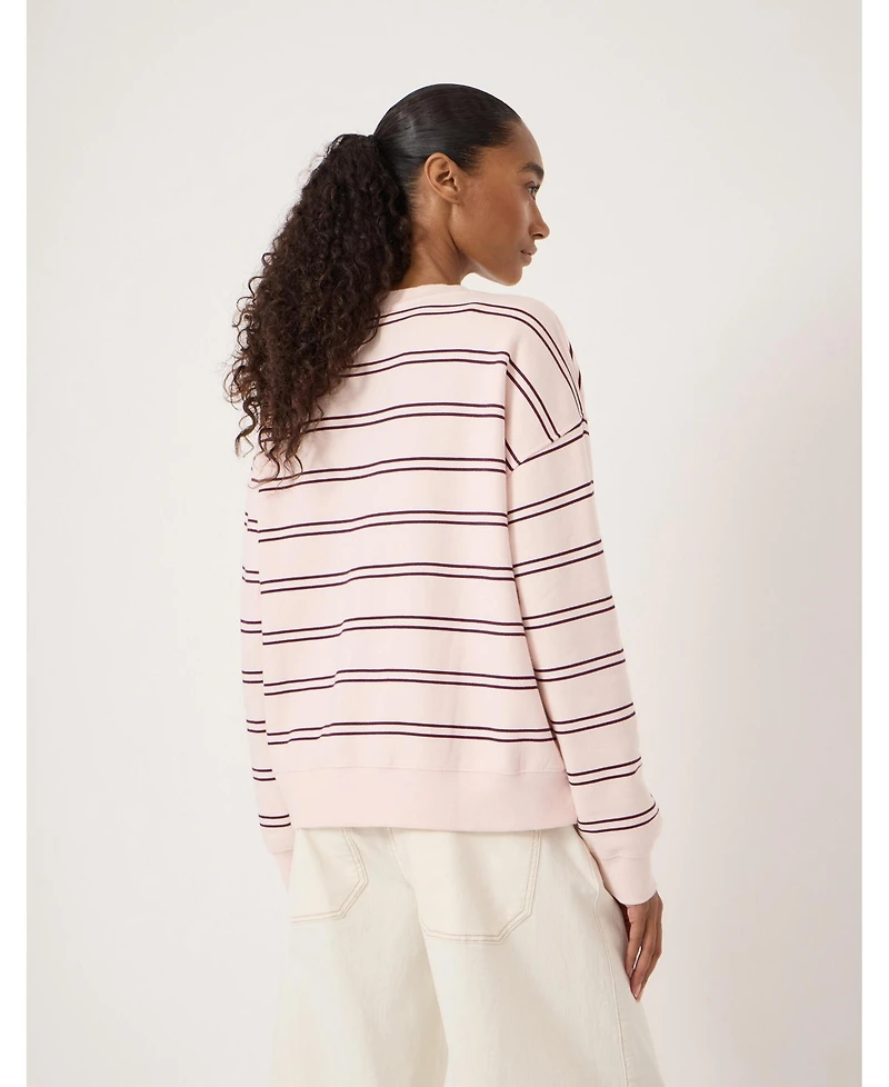 Hush Women's Luca Stripe Heavyweight Sweatshirt