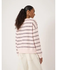 Hush Women's Luca Stripe Heavyweight Sweatshirt