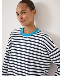Hush Women's Luca Stripe Heavyweight Sweatshirt
