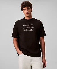 Calvin Klein Men's Invitation Logo Crewneck T-Shirt