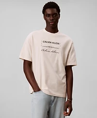 Calvin Klein Men's Invitation Logo Crewneck T-Shirt