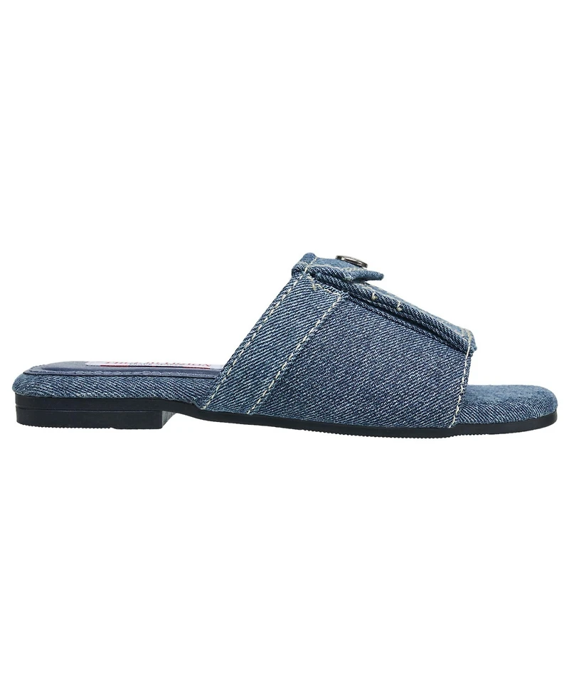 True Religion Womens Jean Pocket Sandal