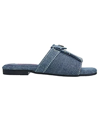 True Religion Womens Jean Pocket Sandal
